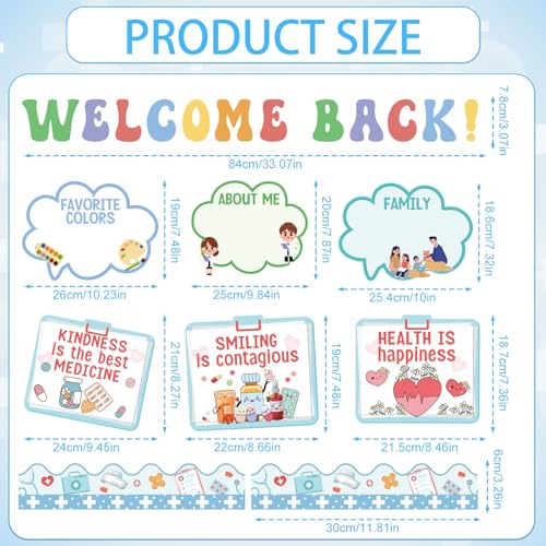 School Nurse Office Decor School Nurse Bulletin Board Decorations - color: School Nurse