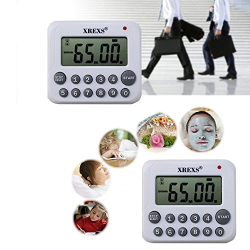 XREXS Digital Kitchen Timer Magnetic Countdown Up Cooking Timer Clock