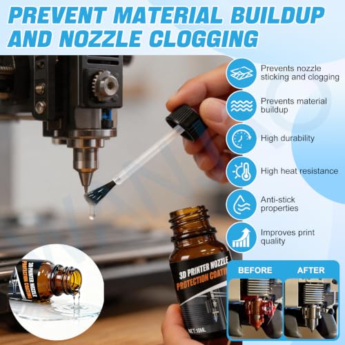 Printer Lubricant&3D Printer Nozzle Cleaning Coating&Printer Glue Stick - size: 70ml