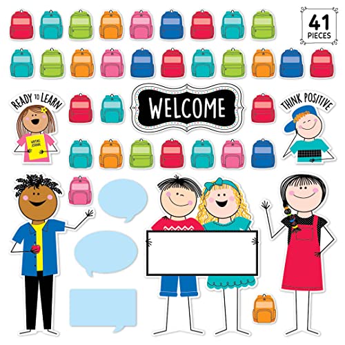 CTP All are Welcome Bulletin Board Set for Classroom (Creative Teaching Press 10669) - color: All Are Welcome