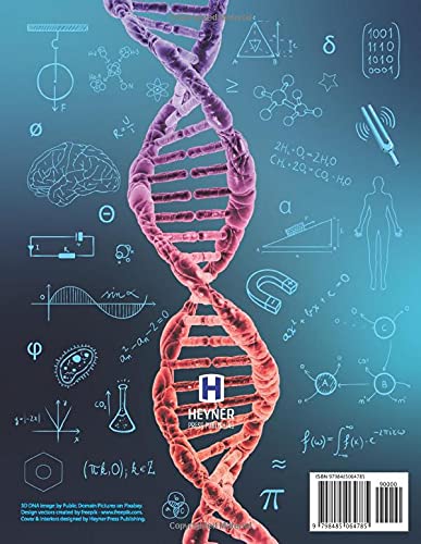 Science Composition Notebook: 120 blank and lined pages, journal, for student, teacher, office, lab, college, science class, experiments (DNA)