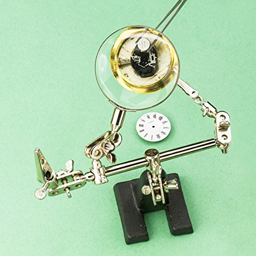 Modelcraft Helping Hands with Glass Magnifier