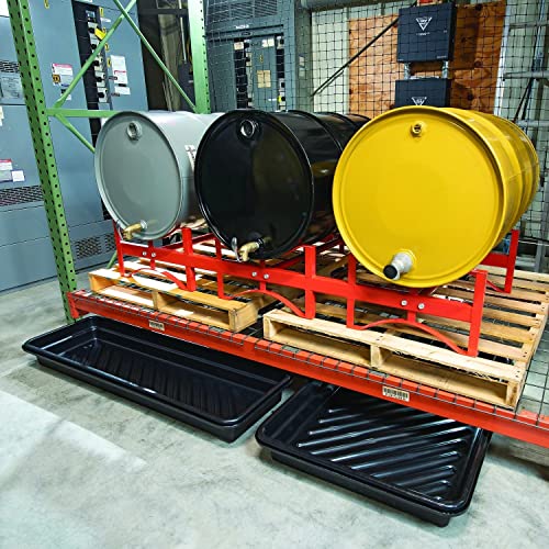 PIG Containment Tray - Rim to Rim Dimensions 40.25" L x 28.25" W x 5" H - Interior Bottom Dimensions 36" L x 24" W - 17.95 gal. Sump Capacity - PAK921 - size: 40.3" x 28.3" x 5"