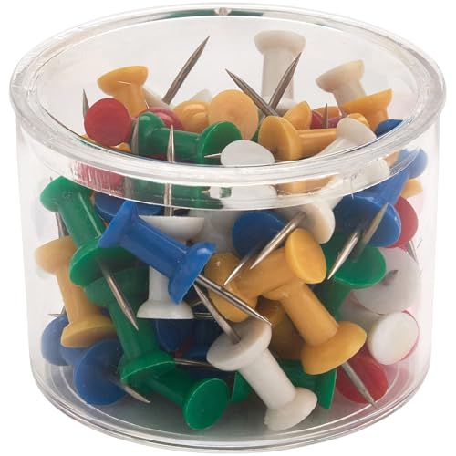 Pioneer Plastics 002C Clear Extra Small Round Plastic Container, 2" W x 1.4375" H, Pack of 4