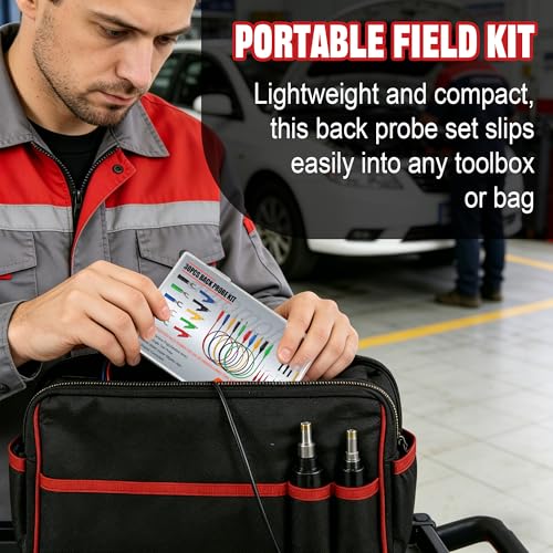 30pcs Multimeter Back Probe Pins for Car Repairing Diagnostic Circuit Test - color: 30pcs-colorful