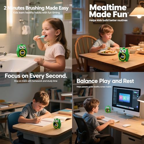 Doli Yearning Visual Timer for Kids, 99 Minute Countdown Timer Green - color: Green