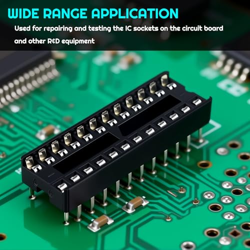 75pcs DIP IC Sockets Solder Type Adaptor Assortment Kit - size: 75Pieces