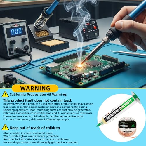 Kaisiking Soldering Flux Paste (10cc) & Desoldering Wick Kit - size: 2+3kit