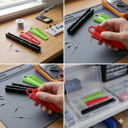 Resistor Lead Bending Tool Set Component Lead Former for Axial Resistors