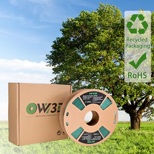 OVV3D PLA Filament 1.75mm Dual-Colors, Christmas Red Green Silk PLA Filament,3D Printer Filament Rainbow PLA Filament, 3D Printing Filament +/-0.02mm, 1kg/2.2lbs - color: Dual-color Christmas Red Green