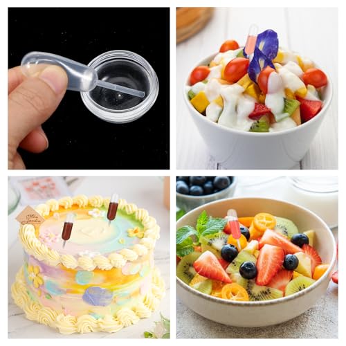 100Pcs 4Ml Cupcake Pipettes, Clear Transfer Liquid Mini Pipettes Dropper, Plastic Pipette Kitchen Supplies, Injector Mini Pipet for Chocolate Strawberries Cupcakes Waffles - style: Strip Shape
