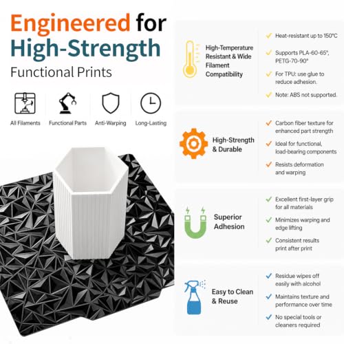 Ender 5 Max Build Plate 415x430mm Double Sided Smooth PET PEO Sheet - size: 415x430mm