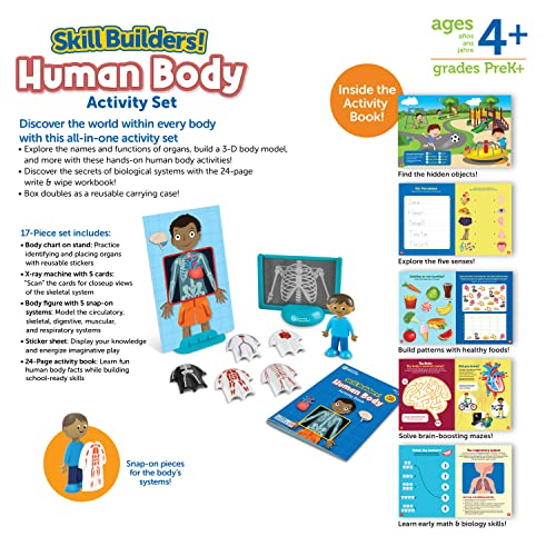 Learning Resources Skill Builders! Human Body Activity Set - style: Human Body