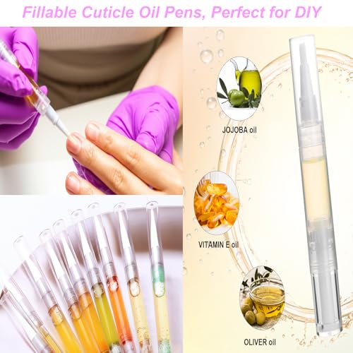 UPZIGS Empty Cuticle Oil Pens, 3ml-12 Pack - size: 3 ml, 12 Count