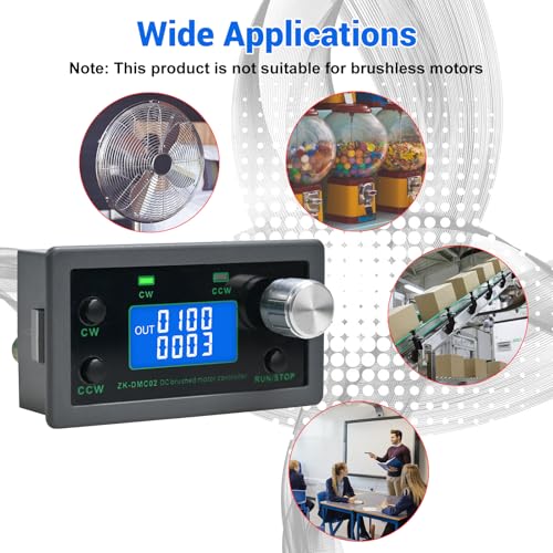 PWM DC Motor Speed Controller, 12V–30V 10A Variable Speed Regulator