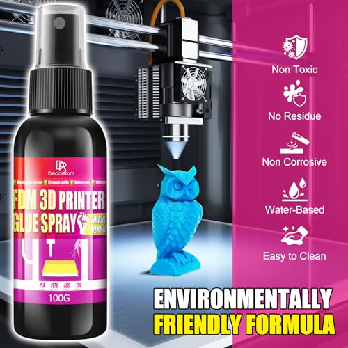 3D Printer Adhesive Glue, 7oz Strong Grip Reduces Warping for PLA, ABS, ASA, PETG Filament & No Residue 3D Printing Glue, Suitable for Various 3D Printing Bed Adhesive, 3D Printer Accessories