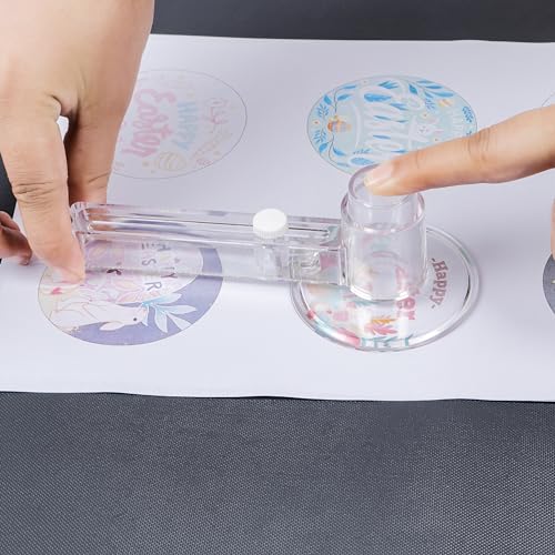 32mm/1.25 Inch Circle Cutter Button Maker Tools, Adjustable Multi-Size Badge Making Round Cutting Tool, Cutting Knife Photo Paper Model Circle (44-170mm) - size: 44-·70mm