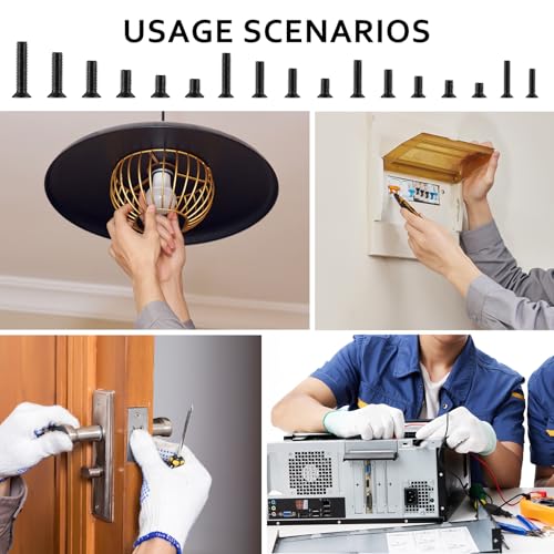 1060 Pcs M1.4 M1.7 M2 M2.5 Micro Laptop Screws Kit๏ผfor Electronic SSD - size: M1.4 M1.7 M2 M2.5 - 1060