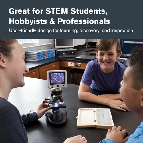 Celestron LCD Digital Microscope II – 3.5" Rotating LCD Touchscreen - style: LCD Digital Micro II