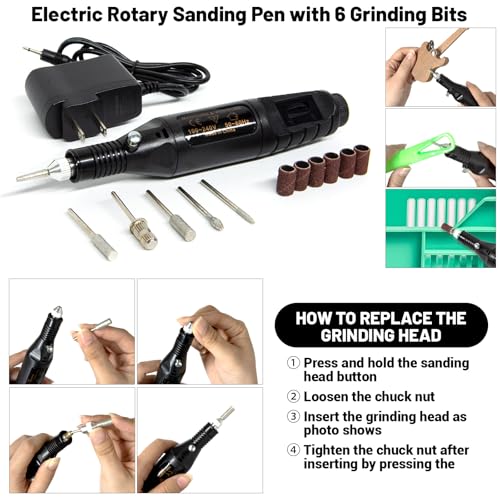 164Pcs 3D Printing Accessory Tools with Tool Bag for 3D Printer Modeler Basic Tools Diverse 3D Print Nozzle Cleaning Kit Mini Rotary Tool 3D Printer Tools for Remove/Trim (164, Large Size)