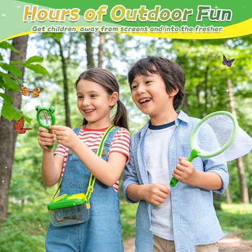 28 PCS Outdoor Explorer Kit, Bug Catcher for Kids Educational Outdoor Toys