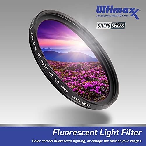 Ultimaxx 420-800mm (w/Converter 840-1600mm) f/8.3-16 Manual Telephoto Zoom T-Mount Lens Kit for Nikon D700, D750, D780, D800, D810, D850, D3500, D3400, D5200, D5300, D5500, D5600, D7100, D7200 &More