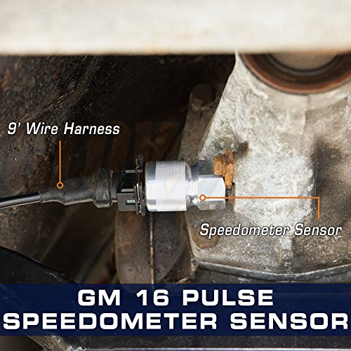GlowShift 16 Pulse Speedometer Sensor Adapter Fits GM & Mopar Transmission
