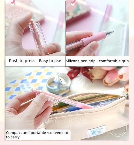 Retractable Paper Knife, 6Pcs, Craft Knife Pen with Blade