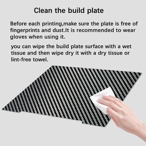 Double Sided Textured PEO PET Build Plate for Prusa i3 MK2 MK2.5 MK3 MK3S MK4, Flexible PEO PET Spring Steel Sheet for Prusa 3D Printers 241x253.8mm. - size: 241x253.8mm for Prusa