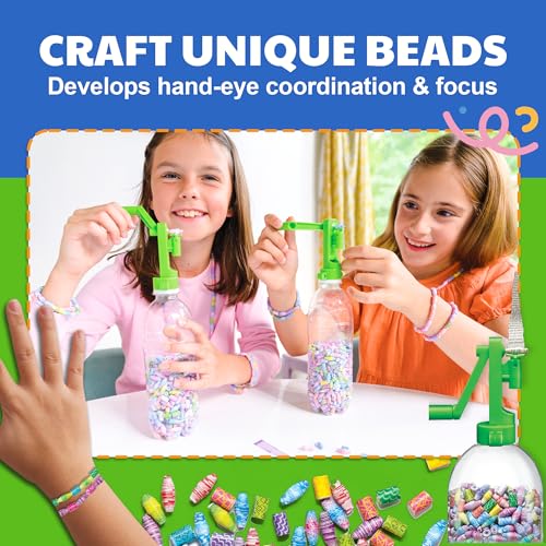 4M Green Paper Craft Kit for Kids Ages 5-12 - 3-in-1 Papermaking, Flower Press & Bead Jewelry Making - Eco-Friendly STEM Arts Crafts with Glow-in-the-Dark Moulds, Recycled DIY Gift - style: Green Paper Craft