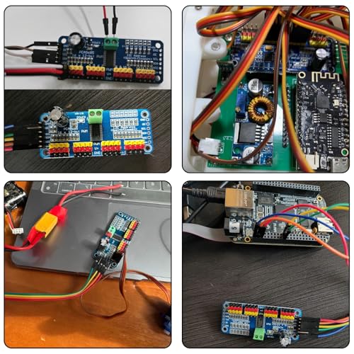 1pc PCA9685 16 CH 12Bit PWM Servo Motor Driver Board Controller IIC Interface for Arduino Raspberry Pi Zero/Zero W/Zero WH/2B/3B/3B+ and Robot (1pc) - size: 1PCS