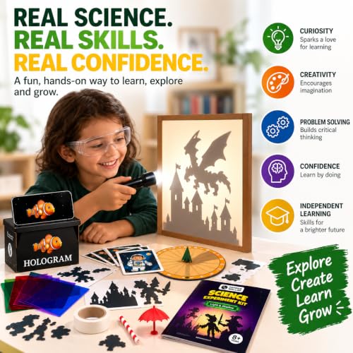 PW Science Experiment Kit for Kids Ages 8–14, 100+ STEM DIY Activities