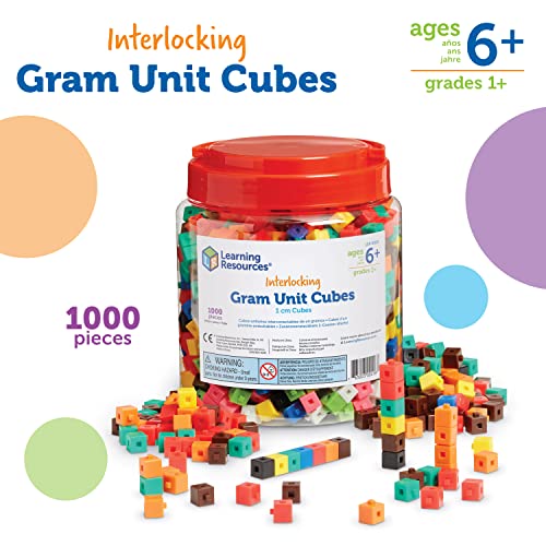 Learning Resources Interlocking Gram Unit Cubes