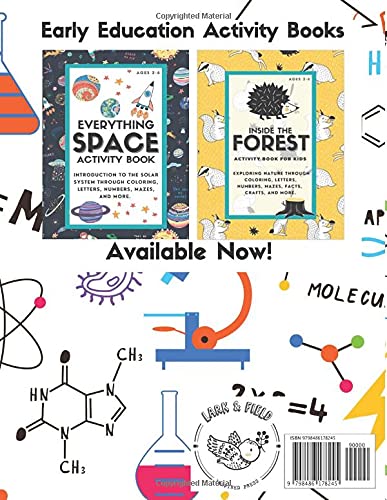 Everything STEM Activity Book for Kids: Introduction to science, technology, engineering, & mathematics through coloring, letters, numbers, mazes, puzzles, and more