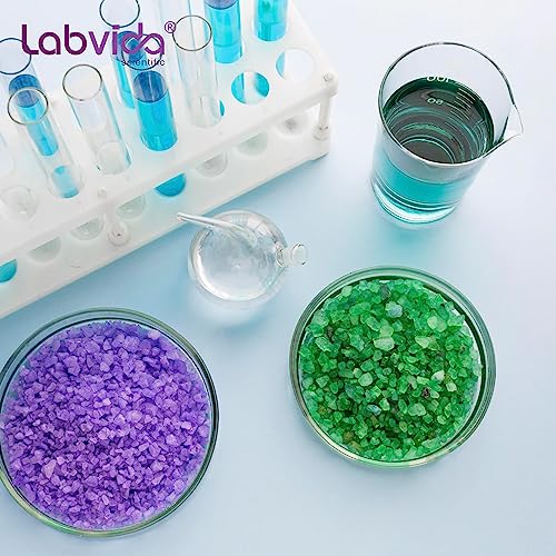 12pcs 250ml Upgrated Thick Glass Beakers, Griffin Low Form Beaker Set with Double Scale, 3.3 Boro, LVA023 - style: 12pcs of Vol.250ml