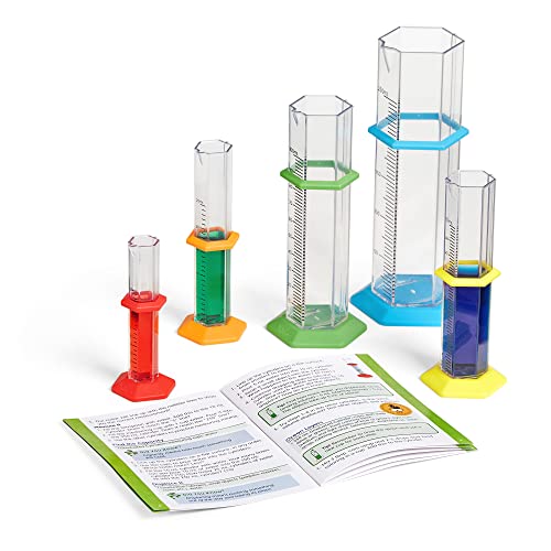 hand2mind Starter Science Graduated Cylinder Set, Set of 5