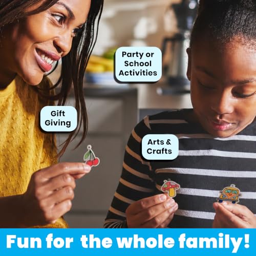 Ooly DIY Mini Shrink Art Charms Kit, 20 Pc - Good Vibes - color: Good Vibes - 2 Pack