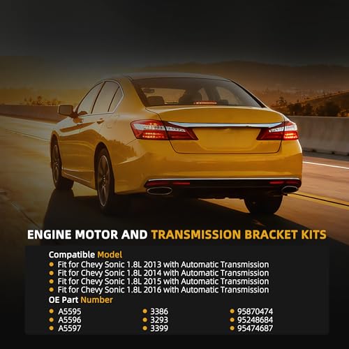 Engine Motor Mount Transmission Bracket Kits for Chevy Sonic - style: for Sonic 2013-2016