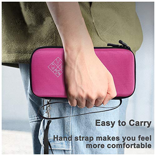 Hard EVA Shockproof Carry Case Bag Pouch for Texas Instruments TI-84 Plus CE/Color TI-83 Plus,TI-89 Titanium, HP 50G Graphing, Scientific Financial Calculators (Pink) - color: Pink