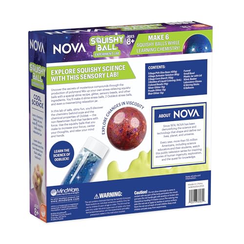 Squishy Ball Making Kit & DIY Stress Ball Science Lab by MindWare
