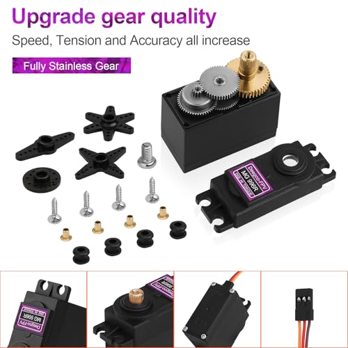 Deegoo-FPV MG996R 55g Metal Gear Digital Servos, 2-Pack - style: MG996R-2pack