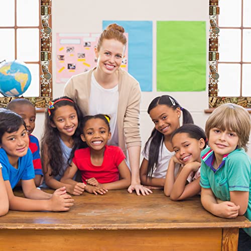 Containlol 118ft Bulletin Board Border Classroom Border, World Map Style - style: World Map Style