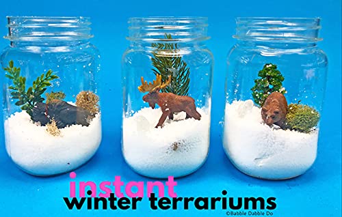 (Tm) Premium Quality Instant Snow - Erupting Snow Polymer; 20 Packs Will Make About 5 Gallons