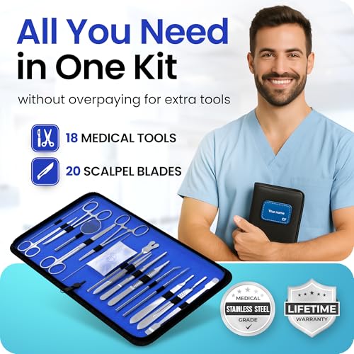 Core Flex Dissection Kit Durable 38-Piece for Medical & Veterinary Students