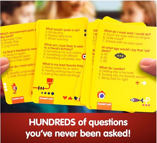 SUSSED The Wacky ‘What Would You Do’ Social Card Game - Fun Gift for Kids - color: Hello Yellow (Hilarious Everyday Events Theme)