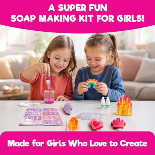 Doctor Jupiter Glow in The Dark - Princess Soap Making Kit for Kids Ages 6+ - style: Princess Super Soaps: 6+