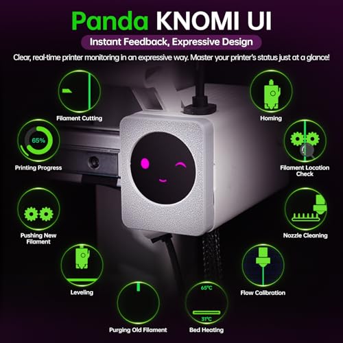 BIGTREETECH Panda Knomi for BambuLab A2L A1 A1 Mini P1P P1S X1C X1E - style: Panda Knomi Only