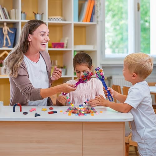 SAYAYA 228 PCS Magnetic Science Kit for Kids - Magnetic Balls, Bingo Wands with Chips, STEM Learning Set Magnet Toys for Classroom, Back to School Supplies, Educational Activities Gift for Boys Girls - size: 228 PCS