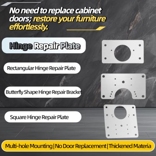 Cabinet Hinge Repair Plate,Hinge Repair Plate Kit,Cabinet Repair Board