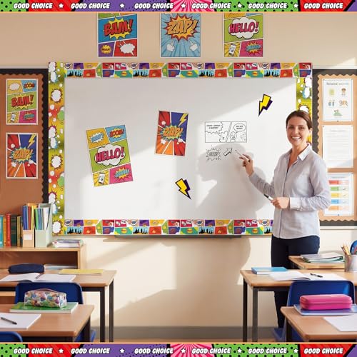 Tenceur 160ft 6 Rolls Hero Bulletin Board Borders Decoration - style: Hero
